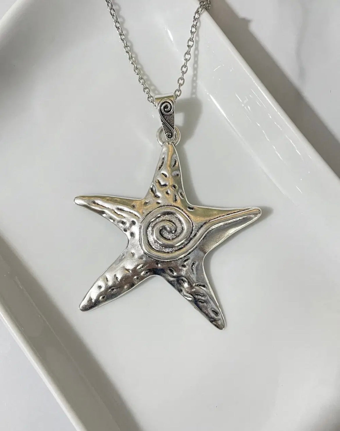 Silver Star Necklace