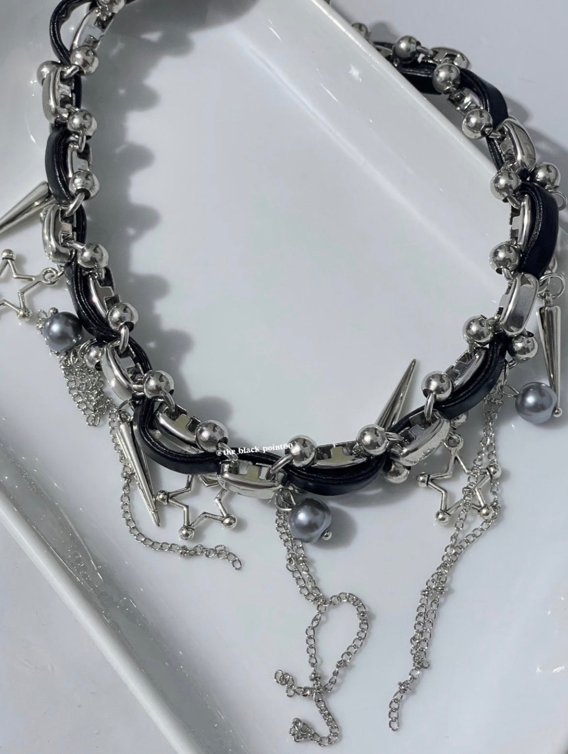 Chunky Charm Necklaceđź–¤