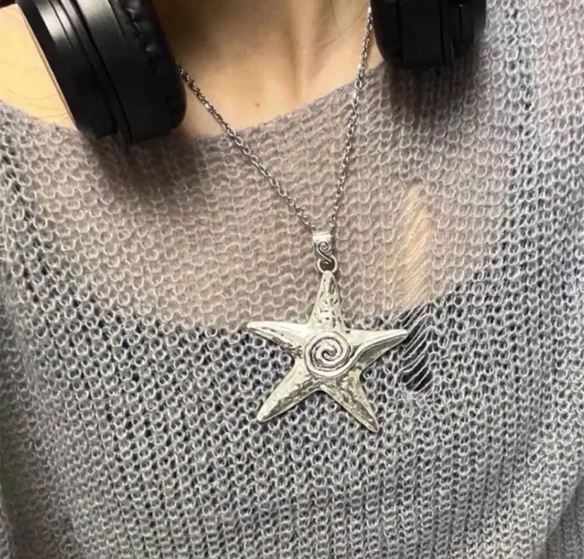 Silver Star Necklace