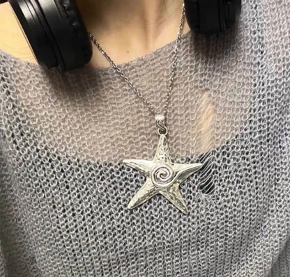 Silver Star Necklace