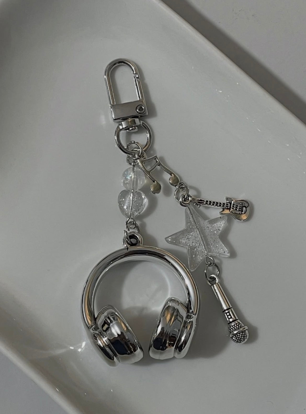 Music Earphone Keychain