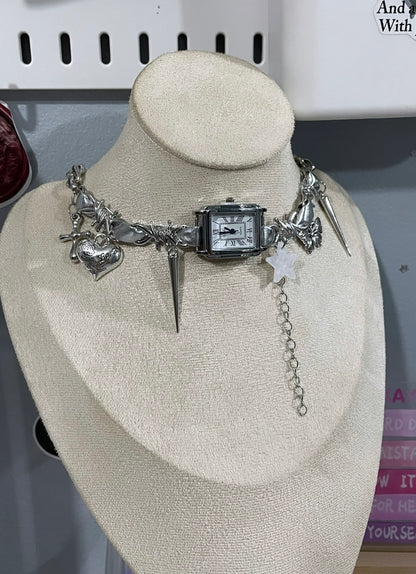 Timepiece Charm Necklace🕚