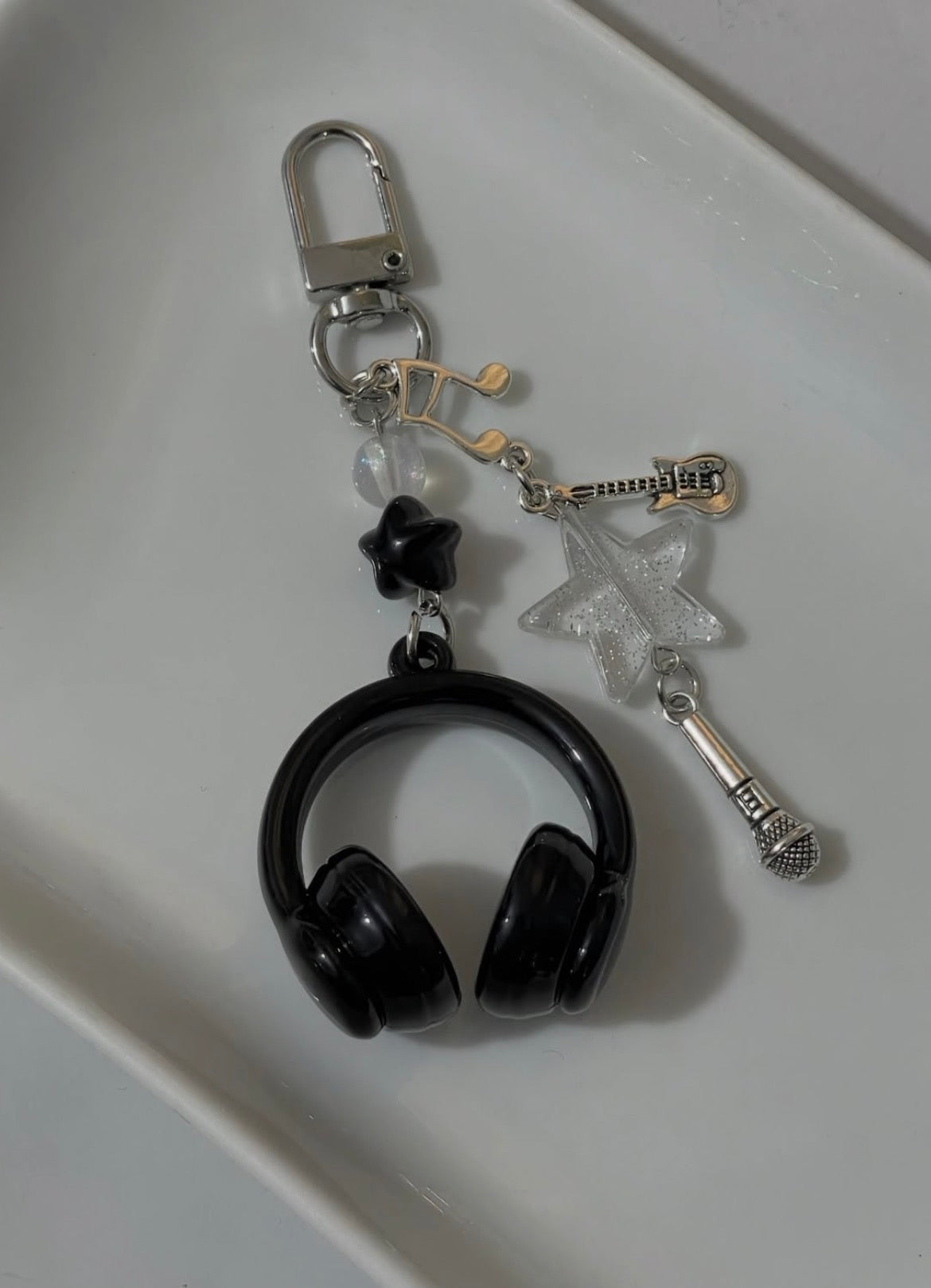 Music Earphone Keychain