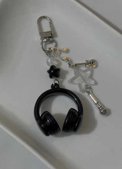 Music Earphone Keychain