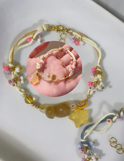 2pcs Cute Unique Cat & Star Bracelets🐈