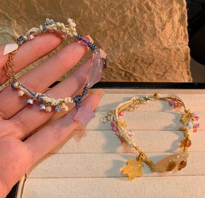 2pcs Cute Unique Cat & Star Bracelets🐈