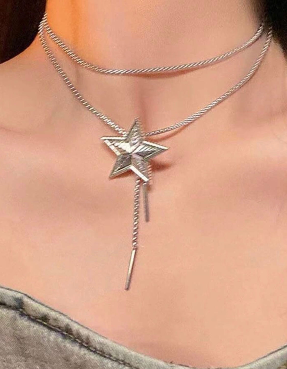 Butterfly / Star Necklaces🤍🖤