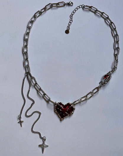 Red Heart Necklace ❤️