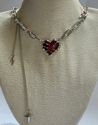 Red Heart Necklace ❤️