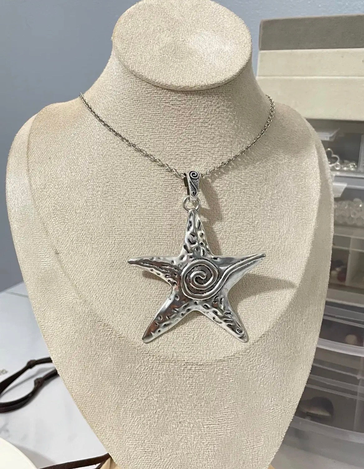 Silver Star Necklace
