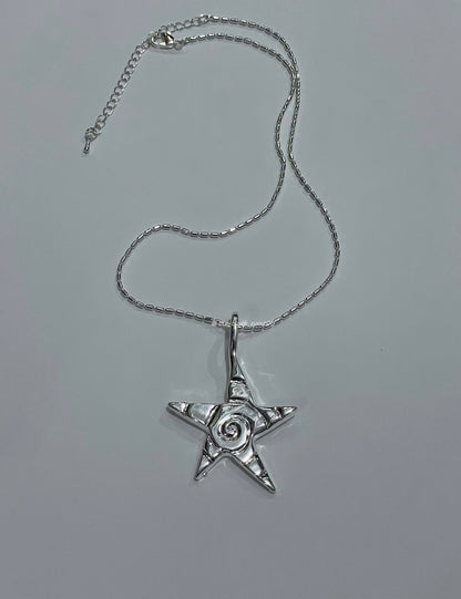 Silver Star Necklace