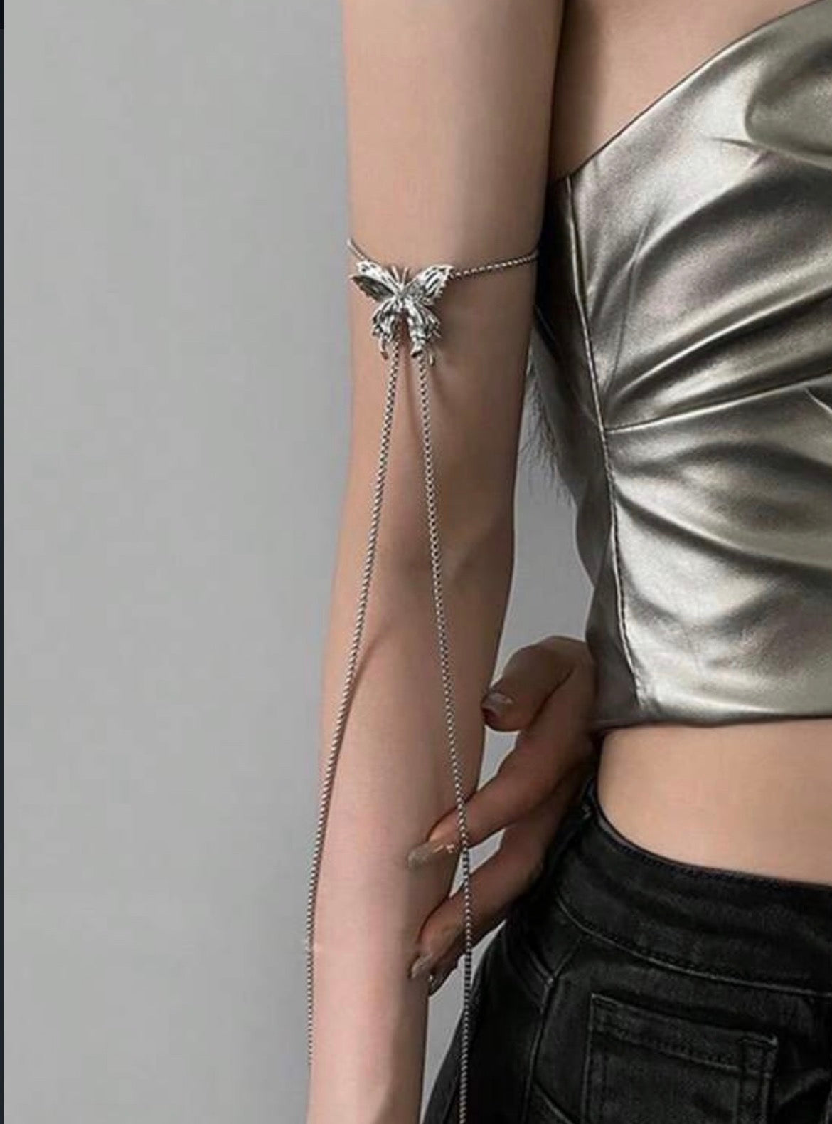 Silver Butterfly Necklace
