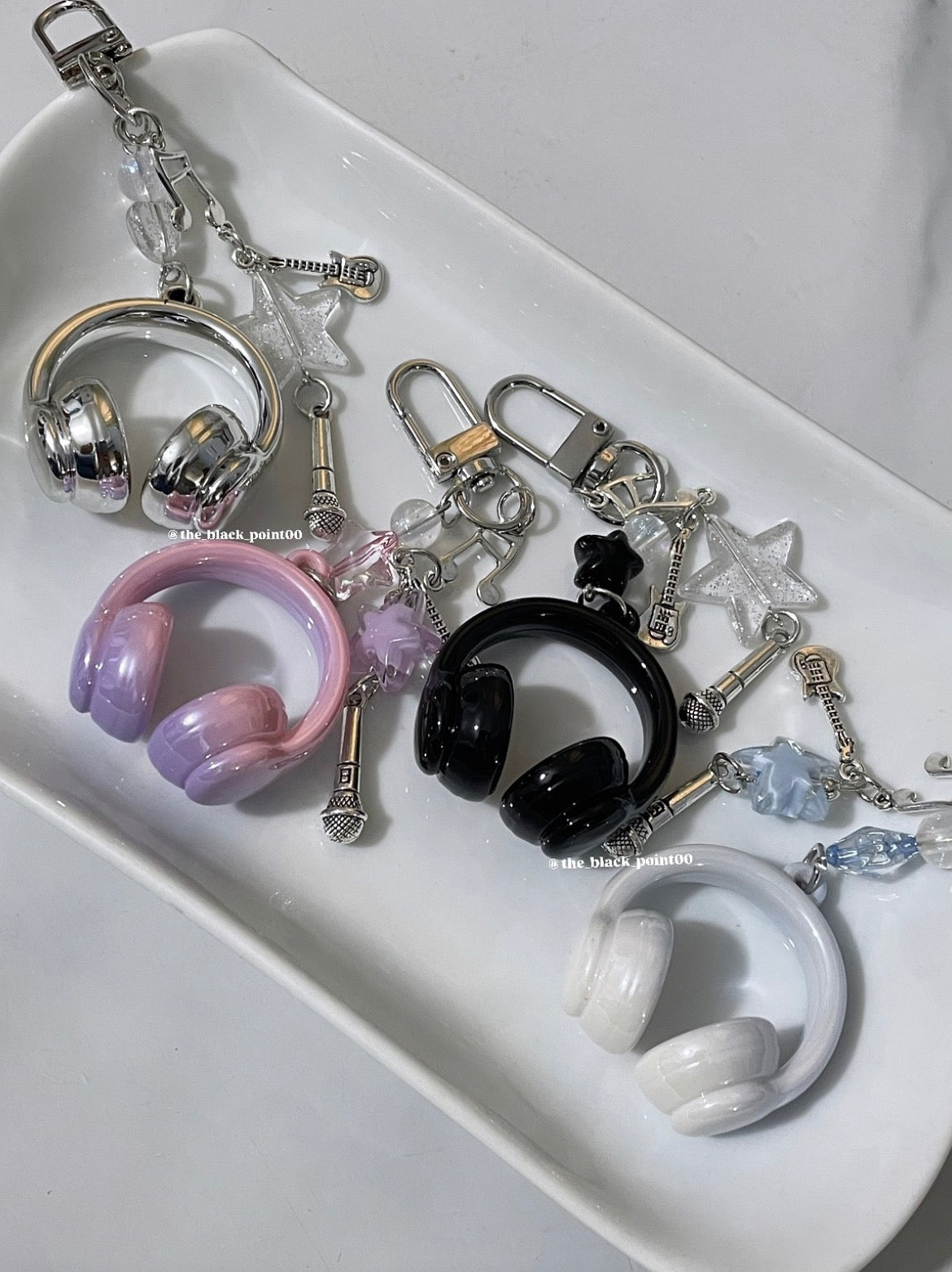Music Earphone Keychain