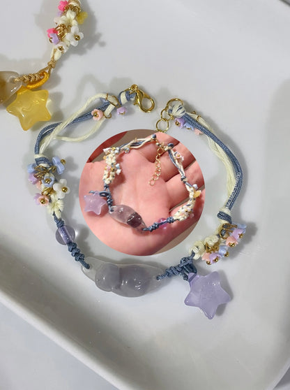 2pcs Cute Unique Cat & Star Bracelets🐈