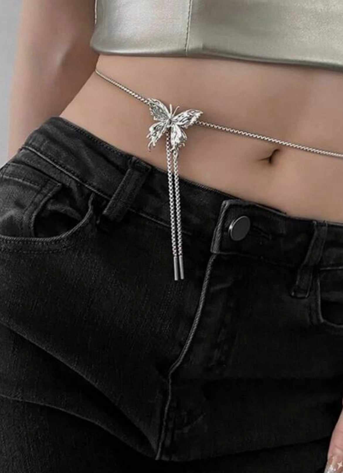 Silver Butterfly Necklace