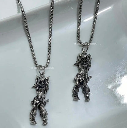 3d girl necklace