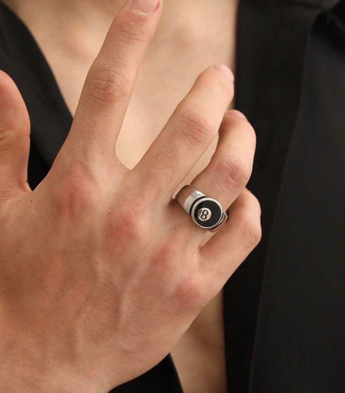 8 ball ring - size( 12 ) 🎱